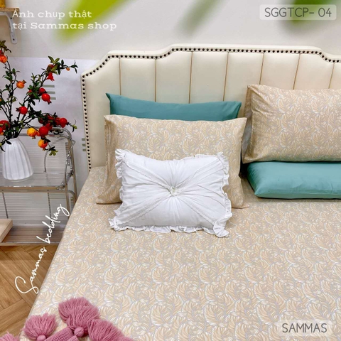 Set Ga Gối Tencel Pháp - Họa Tiết - SGGTCP-04