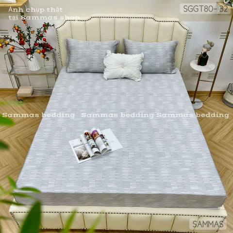 Set ga gối Tencel 80S - Hoa Tiết - SGGT80-032