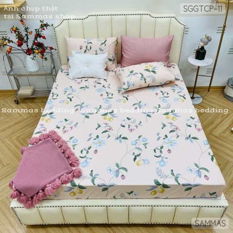 Set Ga Gối Tencel Pháp - Quả Chanh - SGGTCP-11