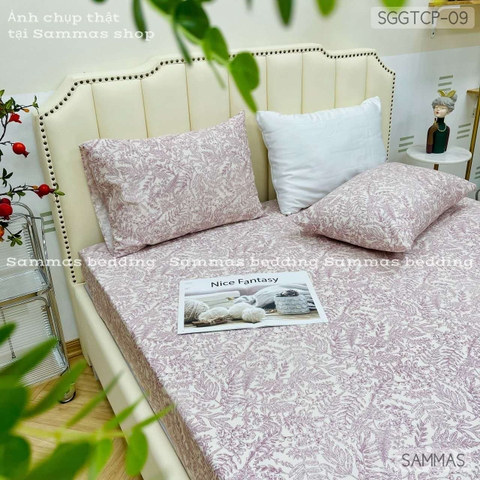 Set Ga Gối Tencel Pháp - Dương Xỉ - SGGTCP-09