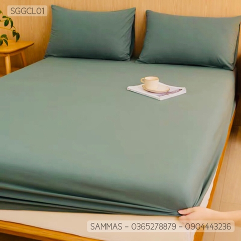 Set ga gối cotton lụa Hàn Quốc - SGGCL01