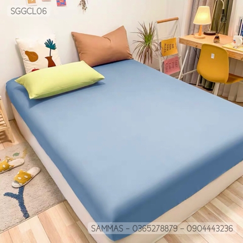 Set ga gối cotton lụa Hàn Quốc - SGGCL06