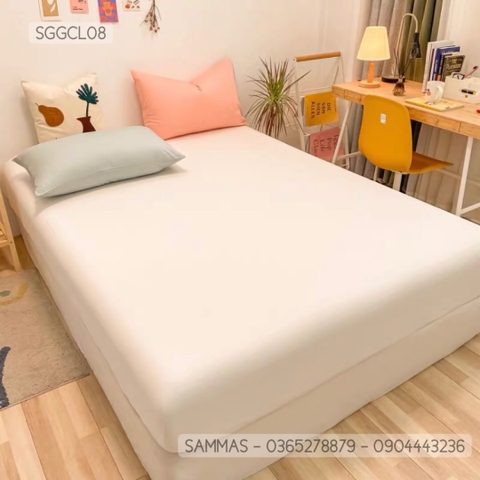 Set ga gối cotton lụa Hàn Quốc - SGGCL08
