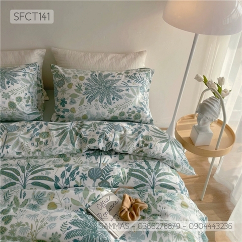Full set cotton - lá xanh - SFCT141