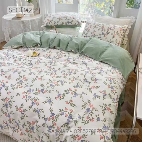 Full set cotton - hoa lá - SFCT142