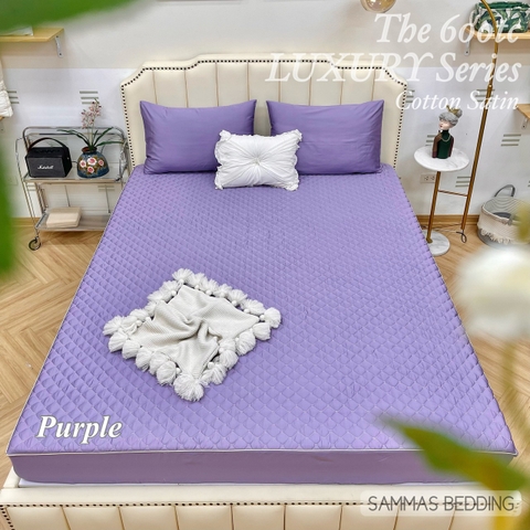Set Ga Gối Cotton Satin LV - Purple - SGGLV13