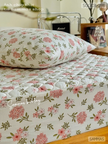 Set ga gối chần bông (Tiểu tú cầu) - SGGCB298