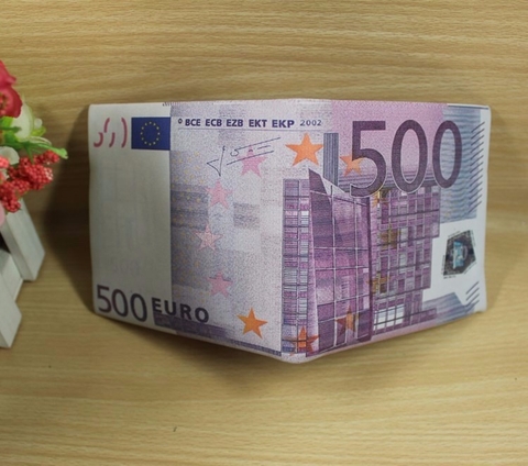 Vẻ đẹp độc lạ của chiếc bóp ví nam kiểu dáng tờ tiền 500 Euro