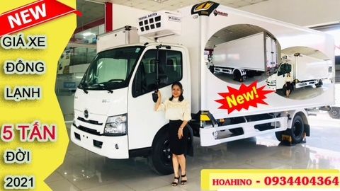 Xe tải Hino thùng đông lạnh 5 tấn đời 2021 giá bao nhiêu?