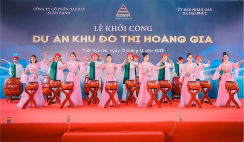 KHỞI CÔNG DỰ ÁN KHU ĐÔ THỊ HOÀNG GIA - THÁI NGUYÊN