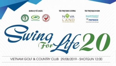 Giải golf Từ thiện Swing For Life lần thứ 20 thu hút gần 300 golfer tham dự