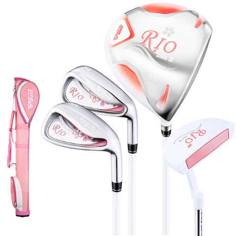 Bộ Gậy Tập Golf Nữ Set 4 Gậy (Driver - #7 - Wedge - Putter) - PGM Training Golf Clubs - LTG038