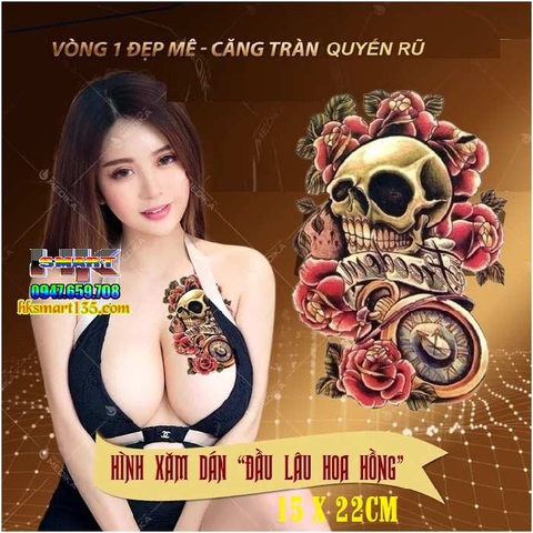 HÌNH XĂM DÁN TATTOO SIZE TO CỰC NGẦU GÂY PHÁT SỐT CHO GIỚI TRẺ