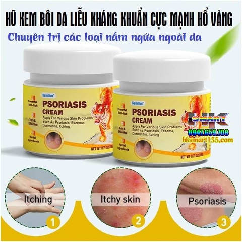 HŨ KEM BÔI DA LIỄU KHÁNG KHUẨN CỰC MẠNH SUMIFUN HỔ VÀNG 20GR-CHUYÊN CÁC BỆNH DA LIỄU NẤM NGỨA, HẮC LÀO, MỀ ĐAY…