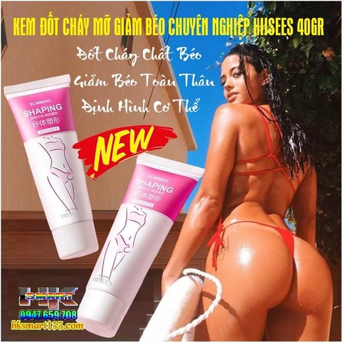 KEM ĐỐT CHÁY MỠ GIẢM BÉO CHUYÊN NGHIỆP HIISEES 40GR- TIÊU MỠ GIẢM BÉO TOÀN THÂN HIỆU QUẢ