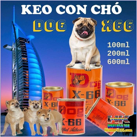 KEO CON CHÓ DOG-X66- KEO SIÊU DÍNH DÁN ĐỦ MỌI THỨ