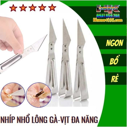 COMBO NHÍP NHỔ LÔNG GÀ- VỊT ĐA NĂNG