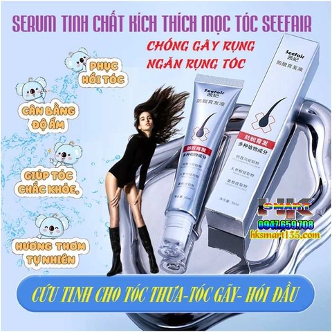 SERUM TINH CHẤT NGĂN RỤNG TÓC, KÍCH THÍCH MỌC TÓC SEEFAIR DẠNG LĂN DỄ SỬ DỤNG