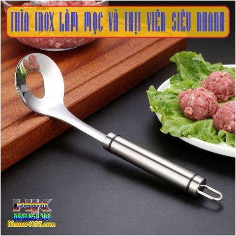 THÌA INOX LÀM MỌC VÀ THỊT VIÊN SIÊU NHANH