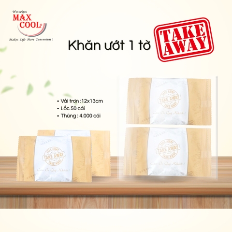 Khăn ướt mini TAKE AWAY - MAX COOL