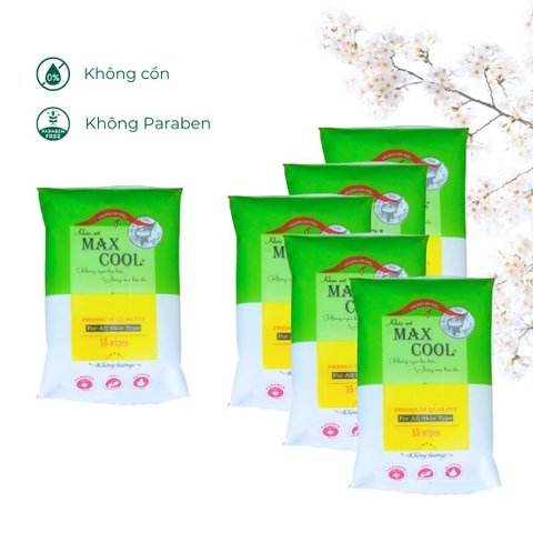 120 gói MAX COOL ,15 tờ ( không hương )