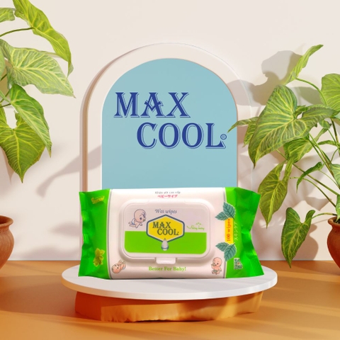 Combo 24 gói khăn ướt Max Cool 100 tờ, Ko hương