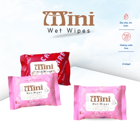 20 gói 8 tờ Khăn ướt Mini Max Cool
