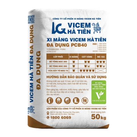 Xi măng Vicem Hà Tiên Đa Dụng