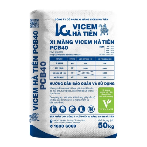 Xi măng Vicem Hà Tiên PCB40
