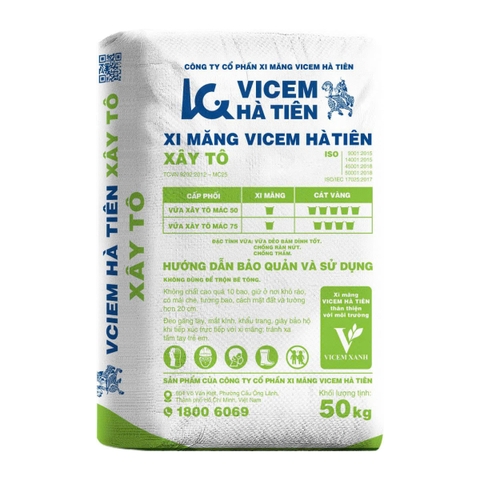 Xi măng Vicem Hà Tiên Xây Tô