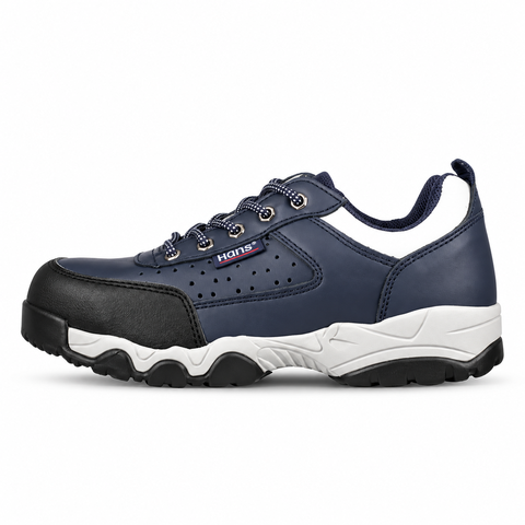 Giày bảo hộ Hans HS-207H 1 màu xanh navy, thấp cổ kiểu dáng thế thao