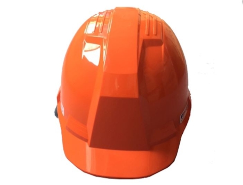 Mũ an toàn SSEDA IV Hàn Quốc có mặt phẳng màu vàng cam