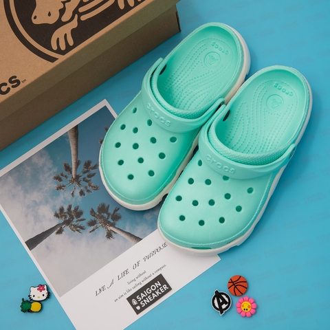 rép crocs mầu xanh