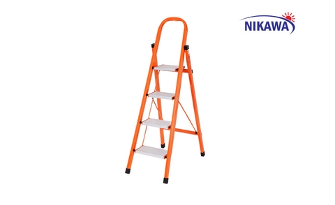 Thang nhôm ghế gia đình 4 bậc Nikawa NKS-04