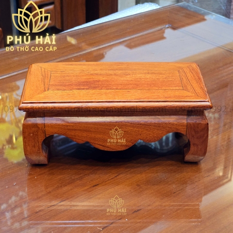 Đế Gỗ Hình Chữ Nhật Kê Khung Ảnh , Đôn Dài Kê tượng đồ phong thủy