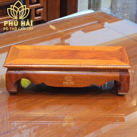 Đế Gỗ Hình Chữ Nhật Kê Khung Ảnh , Đôn Dài Kê tượng đồ phong thủy