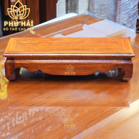 Đế Gỗ Hình Chữ Nhật Kê Khung Ảnh , Đôn Dài Kê tượng đồ phong thủy