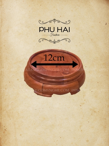 đế gỗ tròn