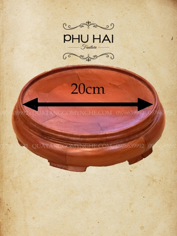 đế tròn gỗ