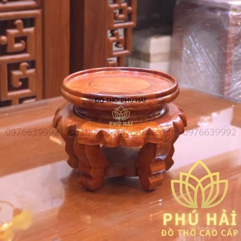 Đế Tròn Gỗ , Kỷ Váy Tròn Kê Tượng Phật