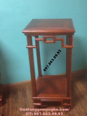 Đôn Gỗ Kê Tượng, Đôn Bày Đồ Mặt Vuông DG09 Đôn Gỗ Kê Tượng, Đôn Bày Đồ Mặt Vuông Dg09