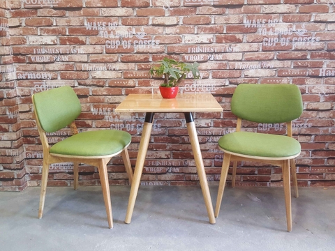 Bàn Ghế Cafe Gỗ BGCFG01