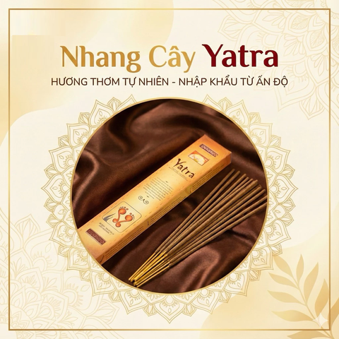 Nhang Cây Yatra - Nhang Đàn Hương Ấn Độ - Nhang Ấn Độ - Hàng Chính Hãng
