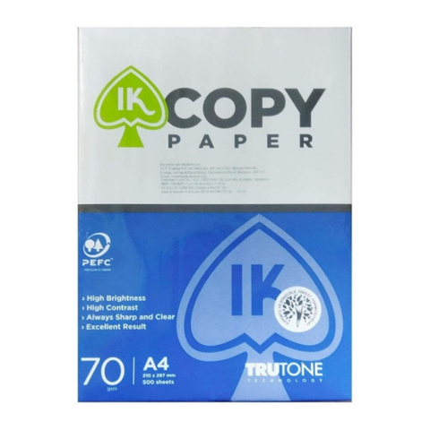 Giấy In IK COPY Khổ A4 - 70gsm - Ream 500 tờ