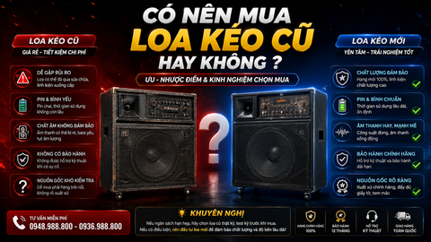 Có Nên Mua Loa Kéo Cũ Không? 7 Điều Phải Biết Trước Khi Xuống Tiền Năm 2026