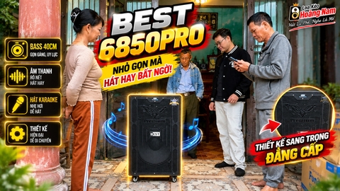 BEST 6850PRO Có Dễ Hát Không? Phân Tích Micro Và DSP