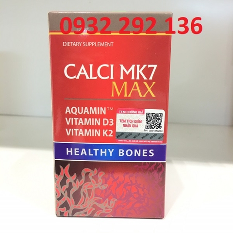 Calci MK7 Max giúp bổ sung canxi, vitamin D3, K2