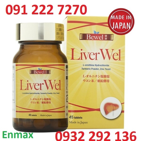 Bewel LiverWel bổ gan từ Nhật Bản