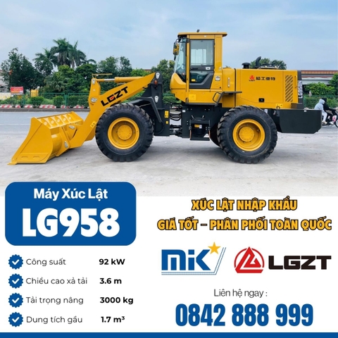 Máy Xúc Lật LG958 - Động cơ 6 máy