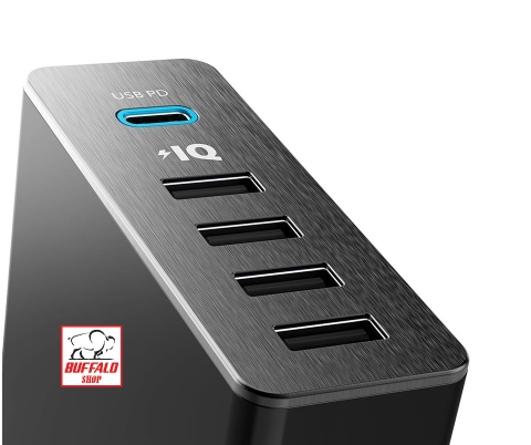 Sạc Anker 5 Cổng 60W USB-C Power Delivery